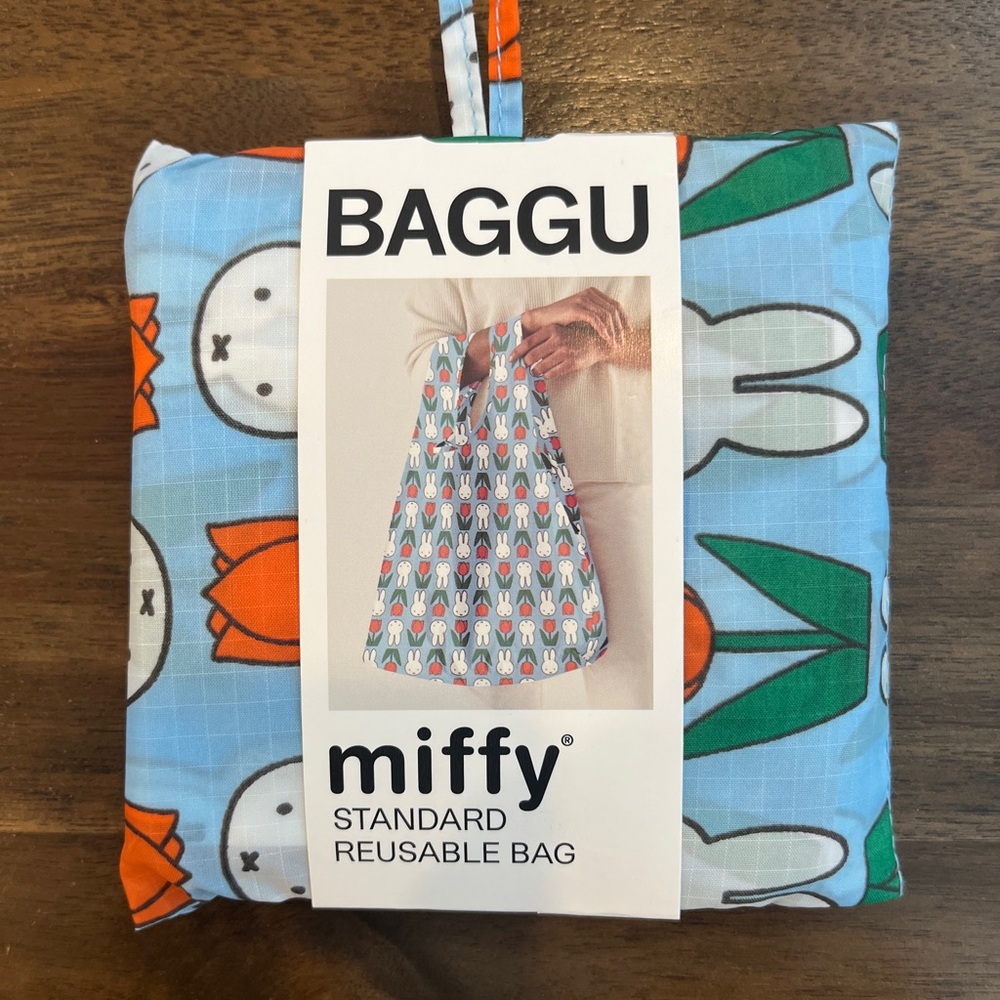 BAGGU x Miffy Standard Reusable Bag in Miffy Tulip - UO Exclusive 🌷